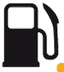 Low fuel level warning lamp icon