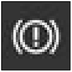 Handbrake and low brake fluid level warning light warning lamp icon