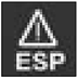 Electronic stability program (ESP/ASR) warning light warning lamp icon