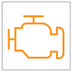 Engine self-diagnostic system (MHEV) warning lamp icon