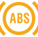 Anti-lock Braking System (ABS) warning lamp icon