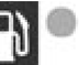 Low Fuel Level Warning Light warning lamp icon