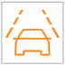 Lane Keeping Assist (LKA) warning lamp icon
