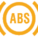 Anti-lock Braking System (ABS) warning lamp icon
