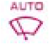 Automatic wipers indicator light warning lamp icon