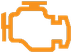 Emission control system warning lamp icon