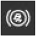 Anti-lock braking system (ABS) warning light warning lamp icon