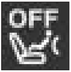 Passenger air bag disarming warning light warning lamp icon