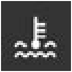 Low coolant level warning light (Diesel) warning lamp icon