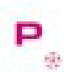 "Park" indicator lights warning lamp icon