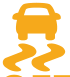 Dynamic stability control (DSC) warning lamp icon
