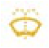 Screenwash fluid level warning lamp icon