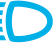 Automatic headlamp dipping or warning lamp icon