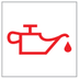 Engine oil pressure (ICE) warning lamp icon