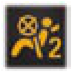 Passenger air bag disarmed indicator light warning lamp icon