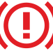 Braking warning lamp icon