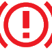 Braking warning lamp icon
