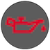 Engine oil pressure warning light warning lamp icon