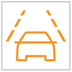Lane keeping assist warning lamp icon