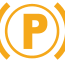 Electric parking brake fault warning lamp icon