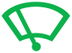 Automatic wiping warning lamp icon