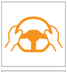 Lane positioning assist warning lamp icon
