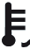 Maximum coolant temperature warning lamp icon