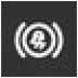 Anti-lock braking system (ABS) warning light warning lamp icon