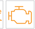 SCR emissions control system (BlueHDi) warning lamp icon
