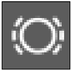 Front brake pad wear warning light warning lamp icon