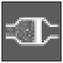 Clogging of the particulate emission filter warning light (diesel engine) warning lamp icon
