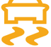 Dynamic stability control (DSC/ASR) warning lamp icon