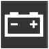 Battery charge warning light warning lamp icon