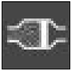 Clogging of the particulate emission filter warning light (diesel engine) warning lamp icon