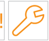 Malfunction (with electric parking brake) warning lamp icon