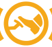 Foot on the brake pedal warning lamp icon