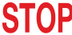 STOP warning lamp icon