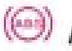 Anti-lock braking system warning light (ABS) warning lamp icon