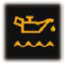 Engine oil level warning lamp warning lamp icon