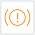 Braking warning lamp icon