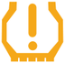 Under-inflation warning lamp icon