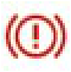 Braking warning lamp icon