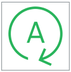 Green warning/indicator lights Stop & Start (ICE) warning lamp icon