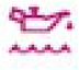 Engine oil level warning light warning lamp icon
