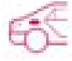Fuel tank cap warning light (according to version) warning lamp icon
