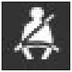 Seat Belt Not Fastened Warning Light warning lamp icon