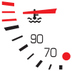 Maximum coolant temperature warning lamp icon