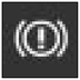 Handbrake, Low Brake Fluid Level and EBFD Warning Light warning lamp icon