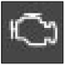 Engine diagnostics warning light warning lamp icon