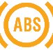 Anti-lock Braking System (ABS) warning lamp icon